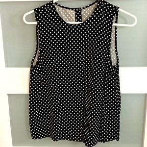 Sleeveless summer top